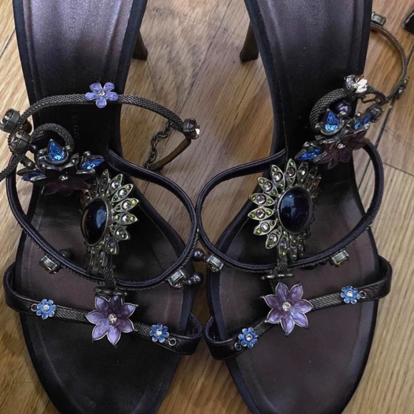 Sold Vintage Giuseppe Zanotti Sandals 39.5 - Picture 2 of 3